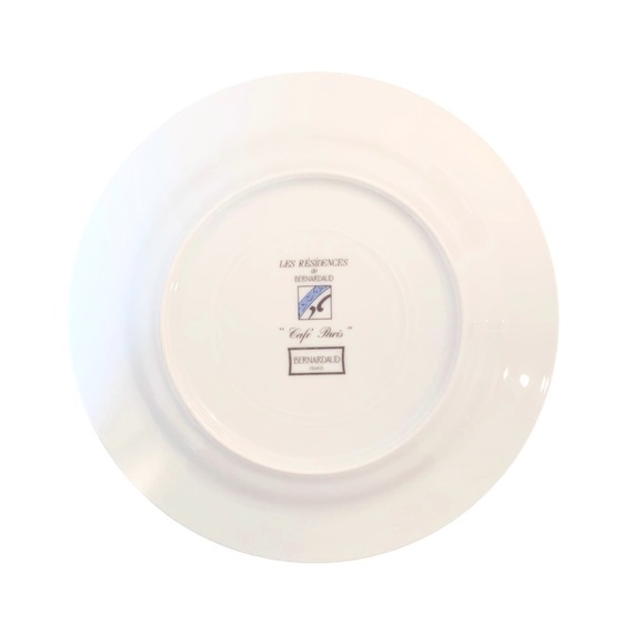 Bernardaud Cafe Paris Blue Salad Plate 918648 - Picture 7 of 8
